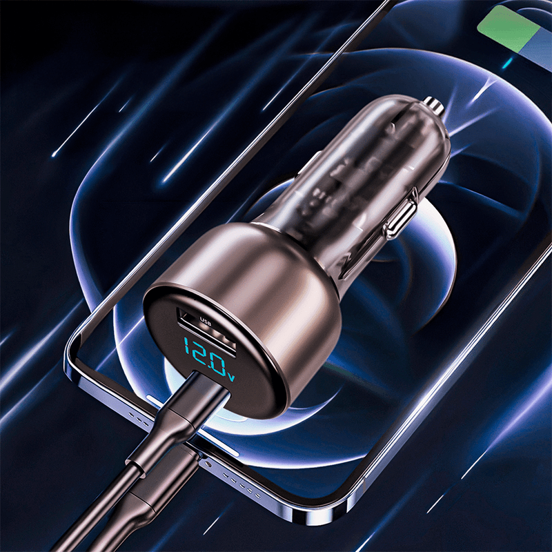 Carregador Veicular 48w Ultra Rápido USB/ TYPE-C