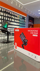 Microfone condensador RGB