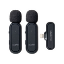 Microfone Profissional de Lapela 3 em 1 com Redução de Ruído