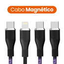 Kit Carregador Power Turbo Hrebos + Cabo Magnético Premium